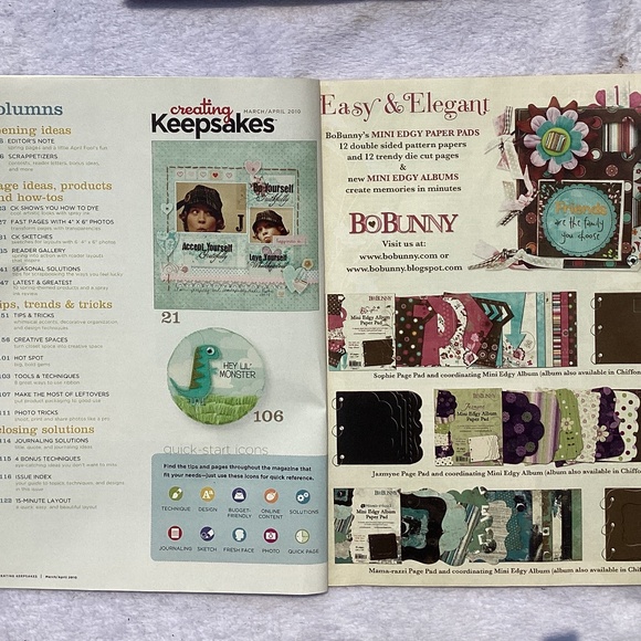 7 Creating Keepsakes Crafting Scrapbook Magazines - Picture 9 of 10